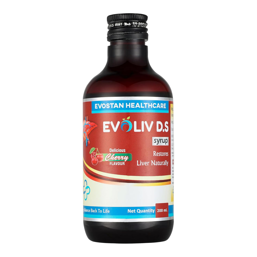 EVOLIV D.S. Syrup -200ml | Ayurvedic Liver Health Protector – Natural Liver Herbal Tonic | Metabolism Booster